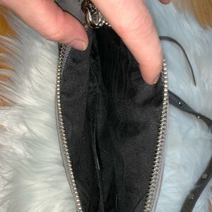 MINI MAC grey suede PRISTINE /barely used